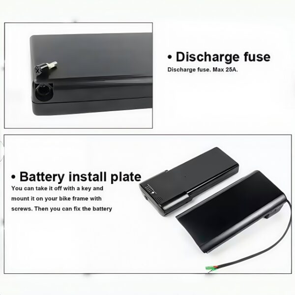 Kangaroo E-bike Battery RK-4C 36V/ 48V Lithium Ion Available - Image 8