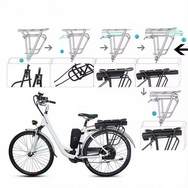 Kangaroo E-bike Battery RK-4C 36V/ 48V Lithium Ion Available - Image 9